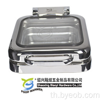 สร้างขึ้นใน Chafing Dish Induction Frame Buffet Chafer